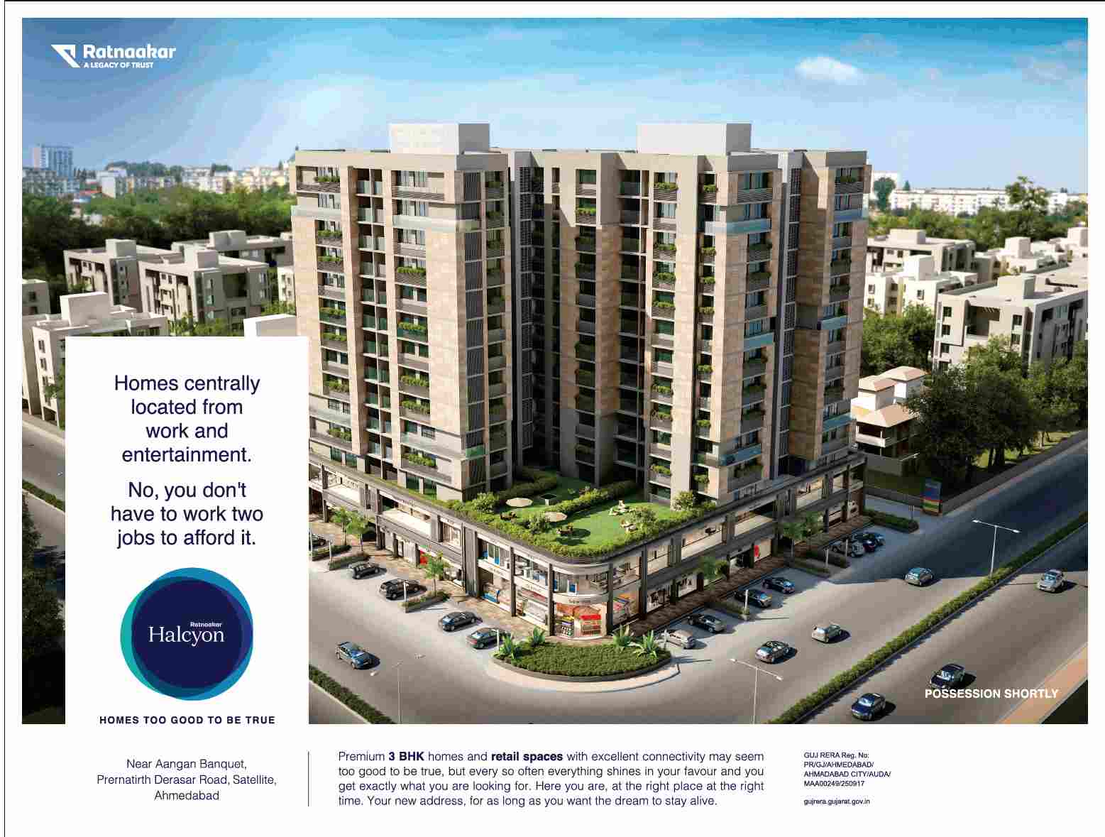Ratnaakar Halcyon nearing possession in Ahmedabad Update